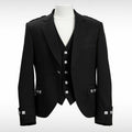 Men's Argyle Kilt Jacket With Vest Serge Wool Wedding Jacket Custom Kilt Jacket - Chest Sizes 30" to 54''